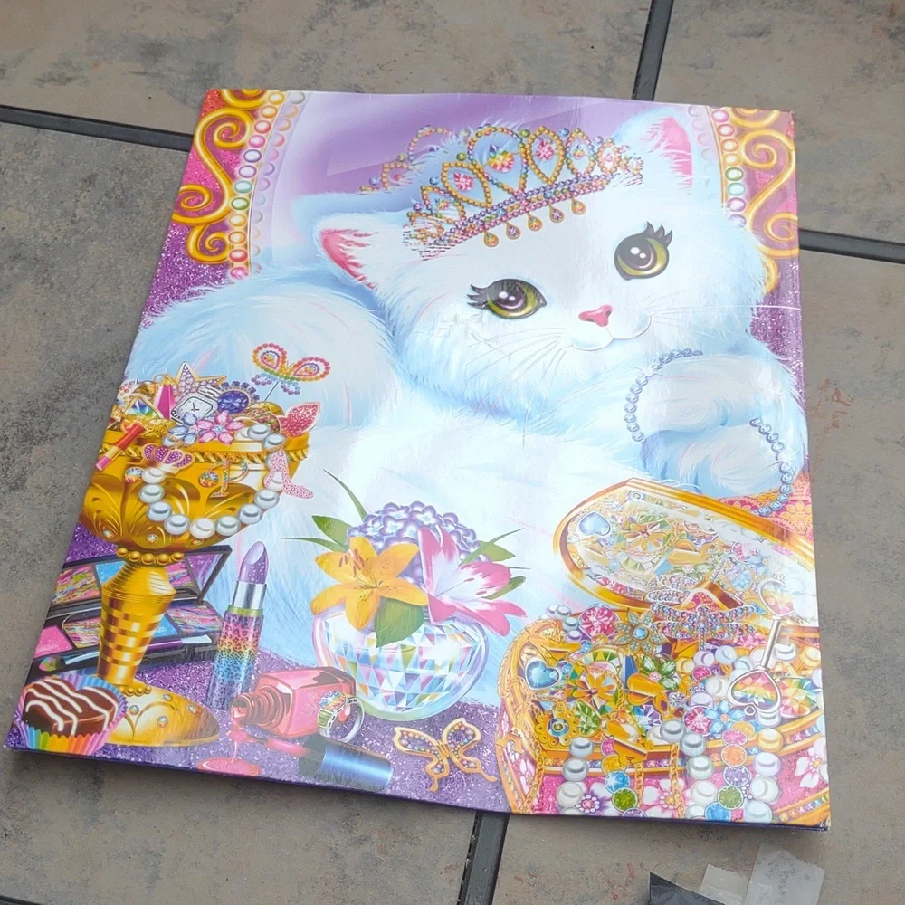 New HTF New Lisa Frank Rare Folder Purrscilla